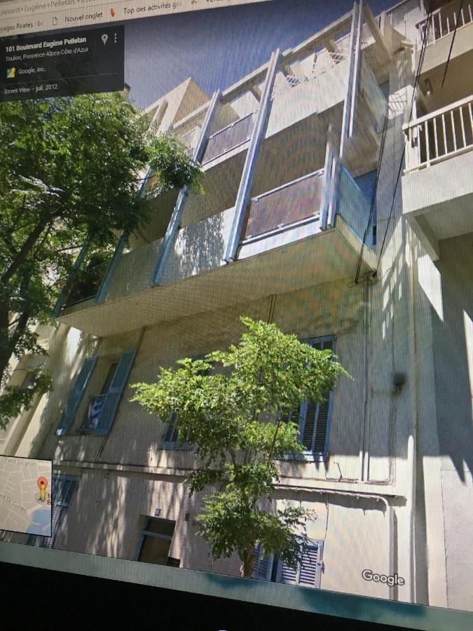 Le Goeland 3 avec balcon vue mer latérale Tolón Exterior foto