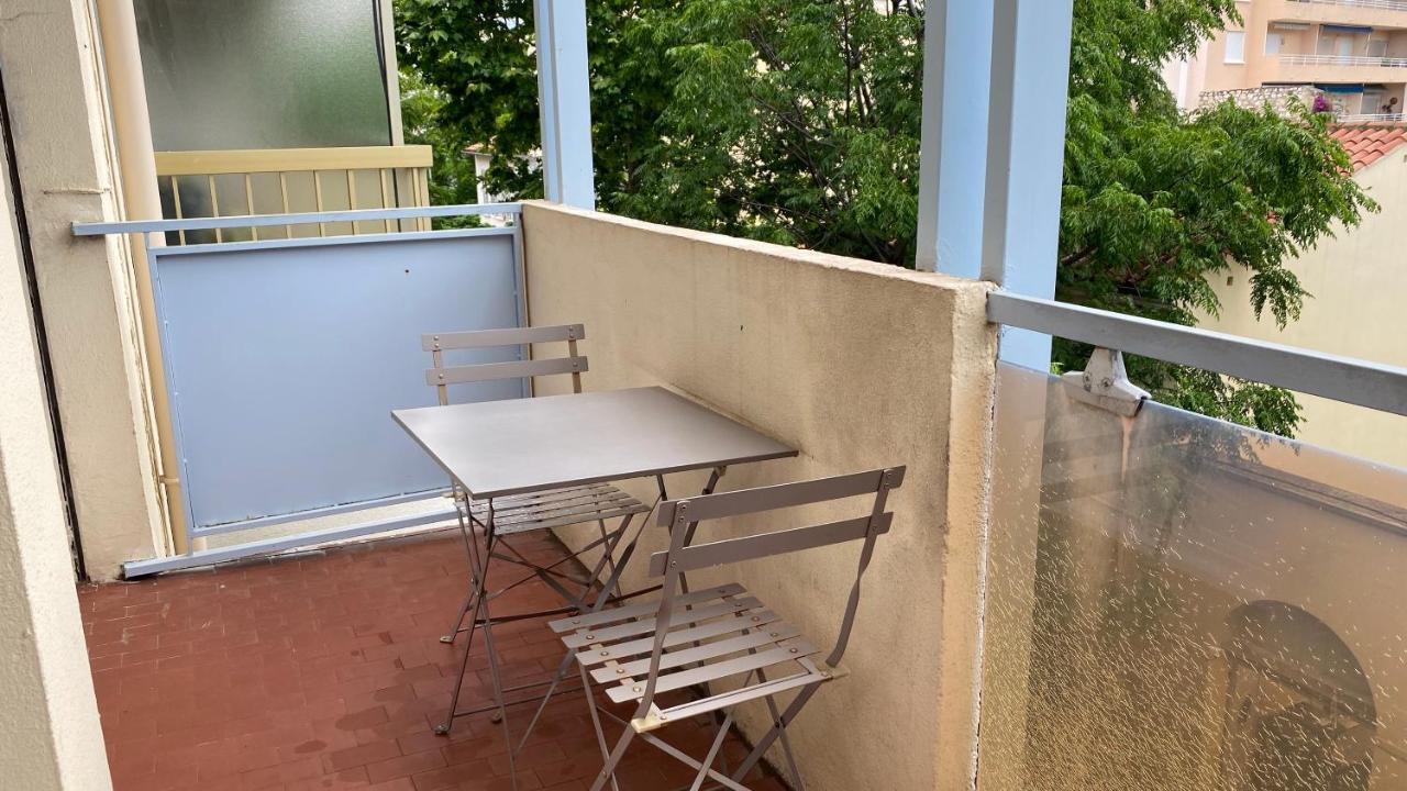 Le Goeland 3 avec balcon vue mer latérale Tolón Exterior foto