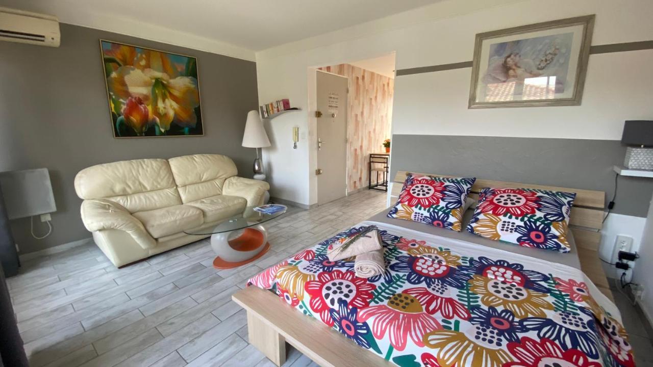 Le Goeland 3 avec balcon vue mer latérale Tolón Exterior foto